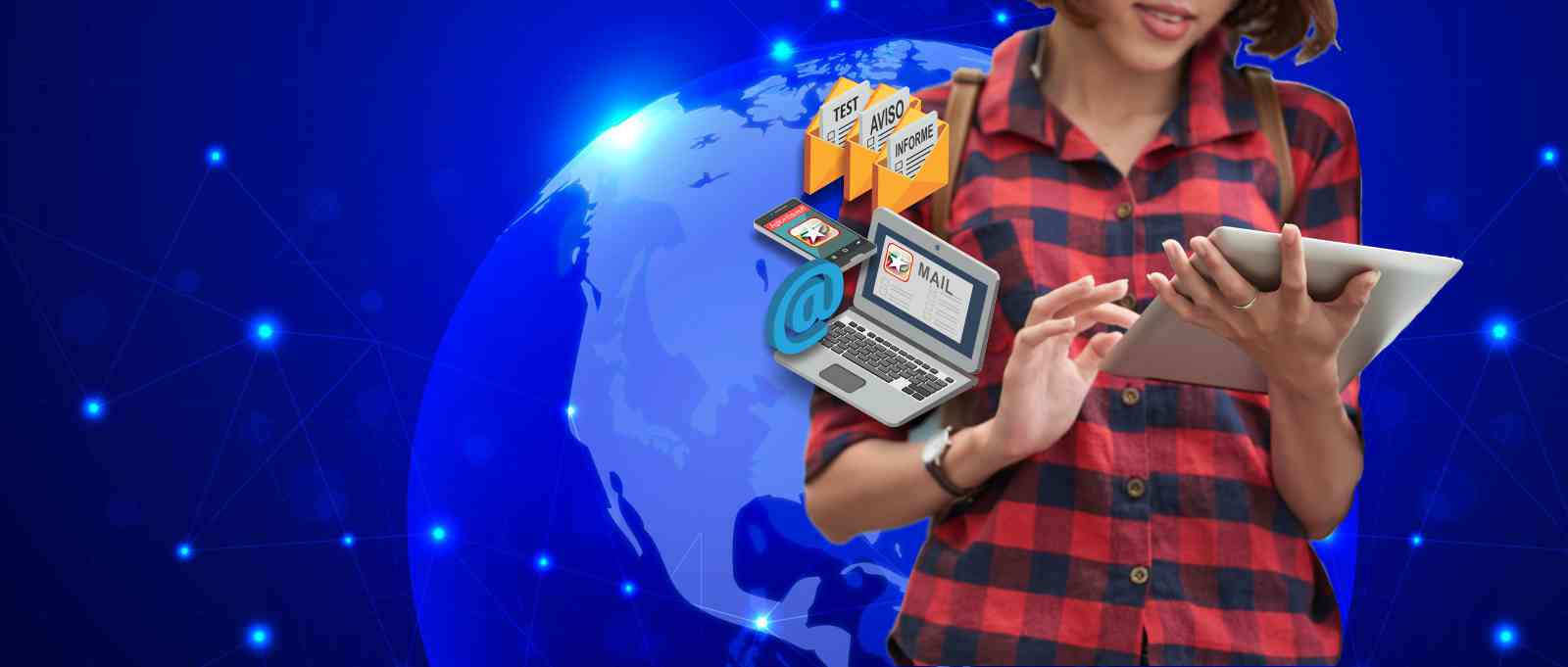 Integrado e indispensable correo electrónico.
