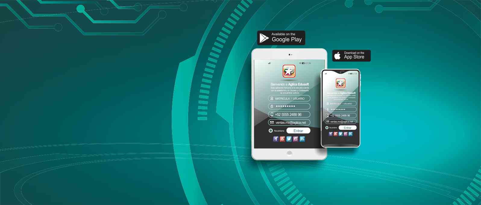 APP personalizada a tu colegio.